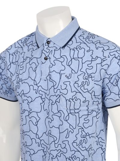 Classic Polo Men’s Premium Cotton Collar Half Sleeve Casual T-Shirt
