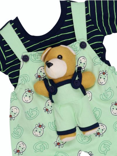 Graceful Essence Readymade Dungaree Set for Baby Boy