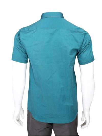 Vitomine Men’s Premium Micro Dobby Half Sleeve Shirt