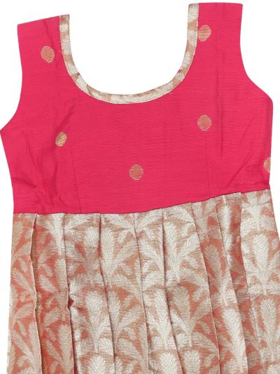 Graceful Essence Art Silk Readymade Girls Frock