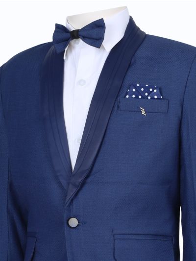 Royal Elegance Boys Premium Rayon Coat Suit with Bow Tie – Stylish Formal Outfit