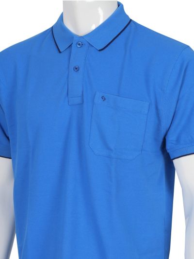 Classic Polo Men’s Premium Cotton Collar Half Sleeve Casual T-Shirt