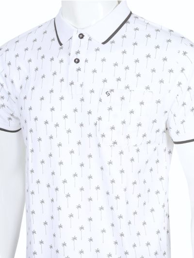 Classic Polo Men’s Premium Cotton Collar Half Sleeve Casual T-Shirt