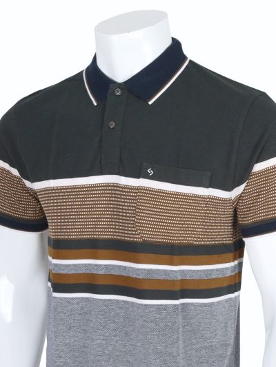 Classic Polo Men’s Premium Cotton Collar Half Sleeve Casual T-Shirt