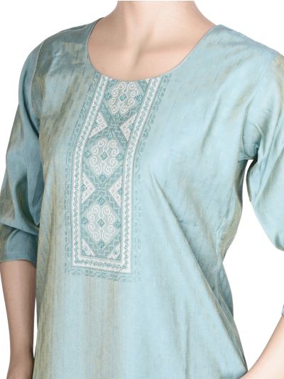 ChicVibe Elegant Embroidered Women’s Kurti