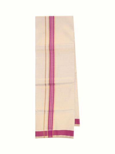 KKV Men’s Half Sleeve Cotton Readymade Shirt and Dhoti Set | Traditional Ethnic Wear