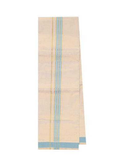 KKV Men’s Half Sleeve Cotton Readymade Shirt and Dhoti Set | Traditional Ethnic Wear