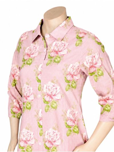 Kanmanie Elegant Floral Printed Kurta Set