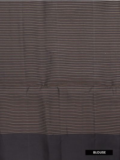 Gracecharm Elegant Pure Soft Silk Checked Butta Design Contrast Border Saree