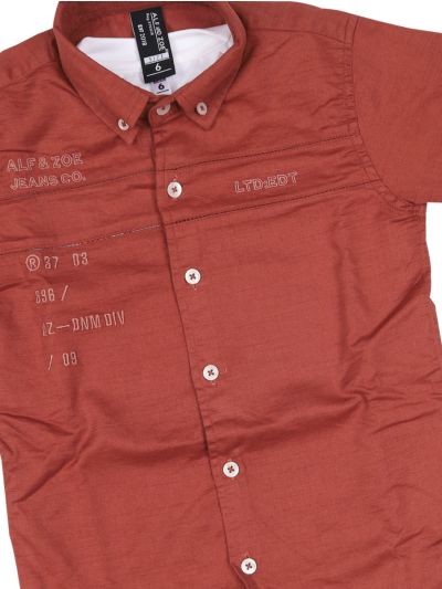 Gracecharm Boys Cotton Casual Full Sleeve Shirt
