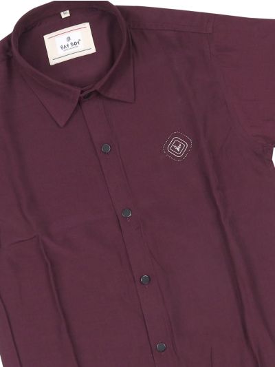 Gracecharm Boys Lycra Casual Full Sleeve Shirt