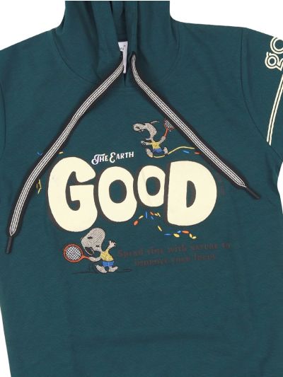 Gracecharm Boys Hosiery Hooded T-Shirt Pullover – Smart Casual Comfort