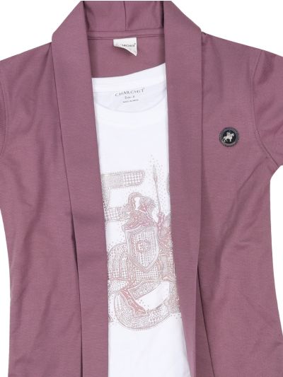 Gracecharm Boys Premium Hosiery Casual Jacket and T-Shirt