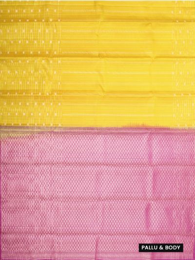 Gracecharm Elegant Pure Soft Silk Striped Design with Border Saree