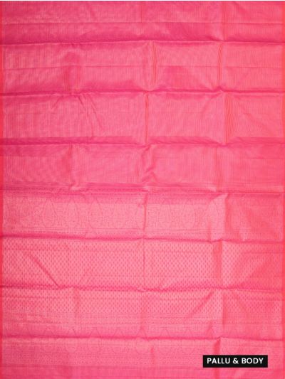 Gracecharm Elegant Pure Soft Silk Checked Design with Small Border Saree