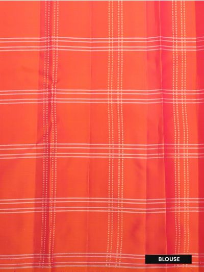 Gracecharm Elegant Pure Soft Silk Checked and Butta Design Borderless Saree