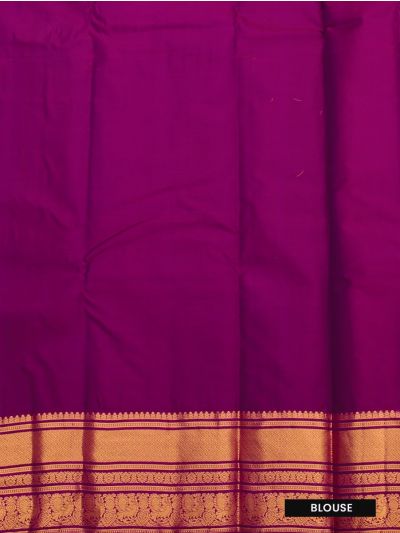 Gracecharm Art Soft Silk Butta Design with Contrast Border Saree