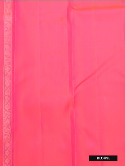 Gracecharm Elegant Pure Soft Silk Geometric Checked Design Borderless Saree