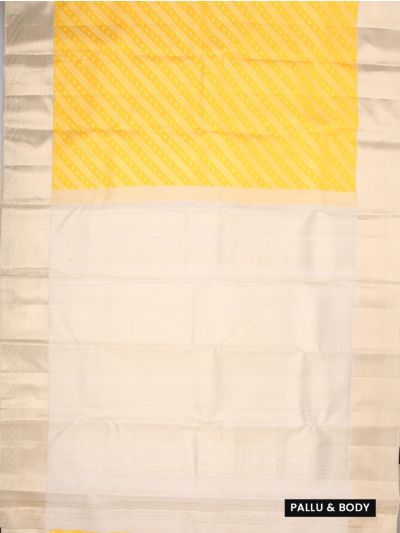 Vivaha Pure Silk Kanchipuram Wedding Jacquard Floral Motif with Zari Border Saree