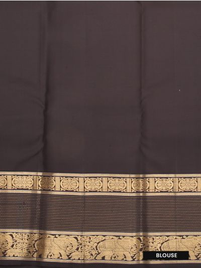 Vivaha Pure Silk Kanchipuram Wedding Jacquard Striped Design with Zari Border Saree