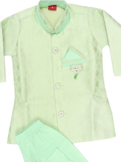EliteCharm Boys Premium Jacquard Readymade Sherwani Set