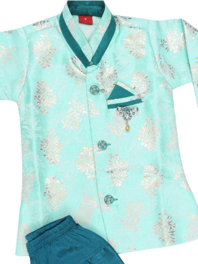 EliteCharm Boys Premium Jacquard Readymade Sherwani Set