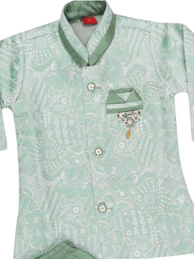EliteCharm Boys Premium Jacquard Readymade Sherwani Set