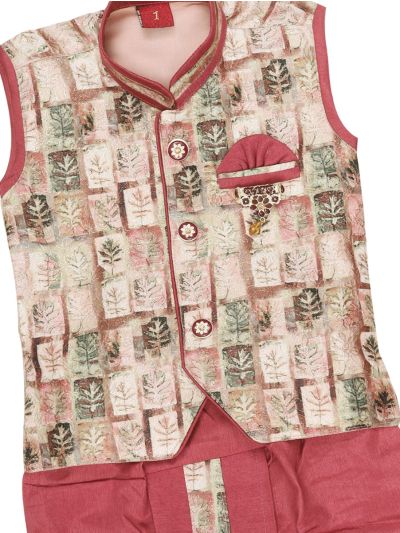 EliteCharm Boys Traditional Jacket Readymade Panchakacham Set