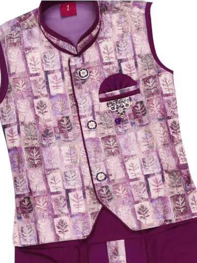 EliteCharm Boys Traditional Jacket Readymade Panchakacham Set