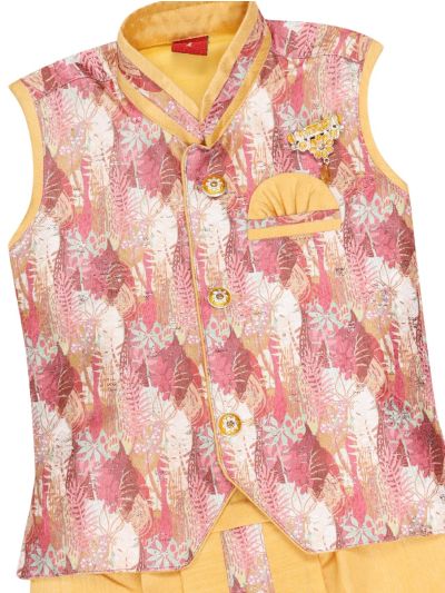EliteCharm Boys Traditional Jacket Readymade Panchakacham Set