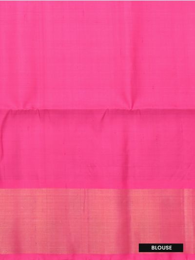 Gracecharm Pure Soft Silk Geometric Ikat Motif with Contrast Border Saree