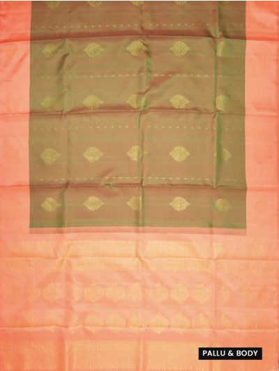 Kanmanie Soft Silk Butta Design with 5 Inch Satin Border Rich Pallu Saree