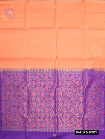 Kanmanie Soft Silk Butta Design Borderless Saree
