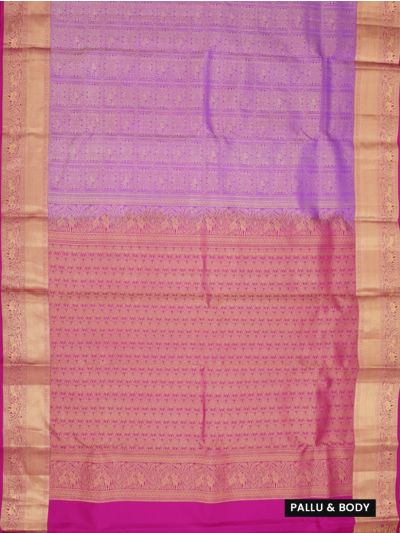 Gracecharm Pure Silk Floral Medallion Checks Elephant Paisley Zari Border Saree