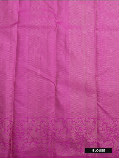 Gracecharm Uppada Silk Floral Motif with Floral Tip Border Saree