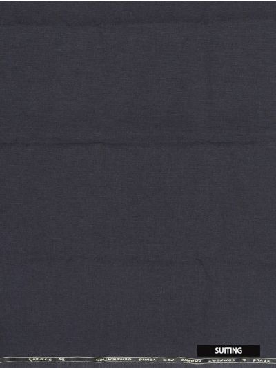 Classic Elegance Men's Purple Mini Check Unstitched Shirt and Trouser Set