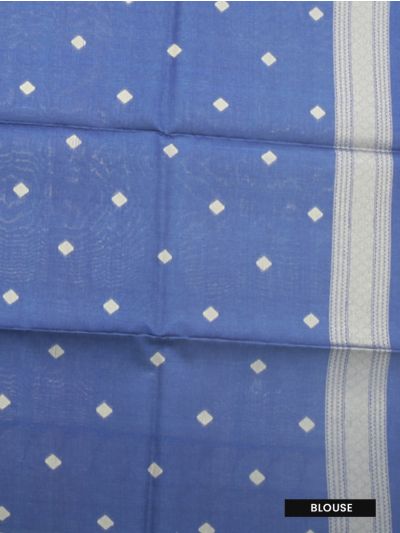 Gracecharm Art Dupion Stripe Square Butta Annapakshi Yali Pallu Saree