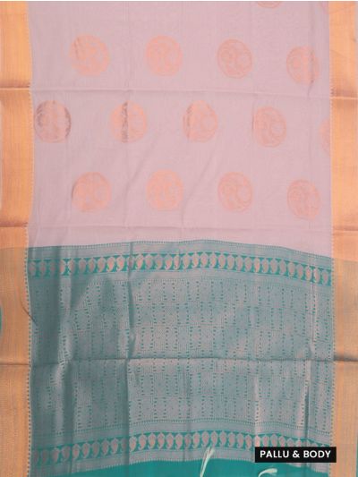 Gracecharm Elegant Silk Cotton Butta Design with Border Saree