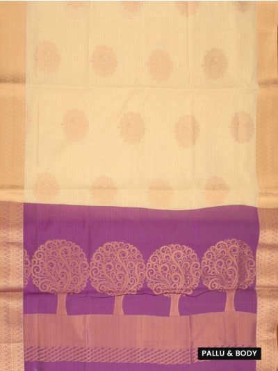Gracecharm Elegant Silk Cotton Butta Design with Border Saree