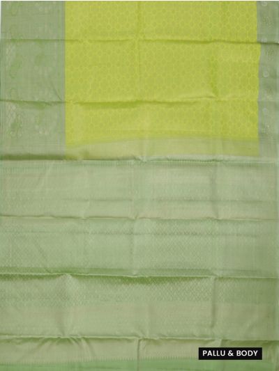 Gracecharm Uppada Silk Geometric Floral Butta with Zari Border Saree