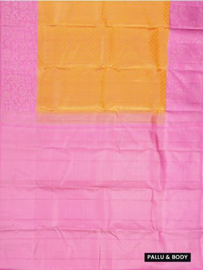 Vivaha Pure Silk Wedding Kanchipuram Small Butta with Contrast Border Saree