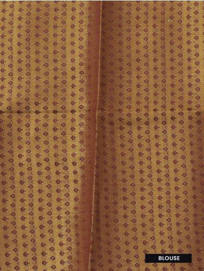 Kerala Cotton Mustard Gingham Check Broad Border Saree
