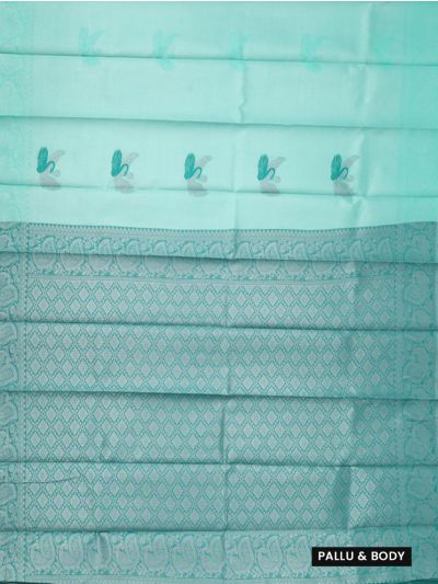 Couple Combo Aqua Mint Shirt and Dhoti Set with Saree