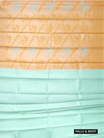 Couple Combo Golden Yellow Shirt and Dhoti Set with Saree
