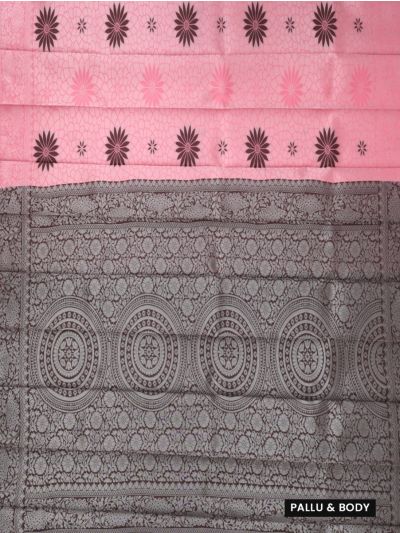 Couple Combo Coral Pink Shirt and Dhoti Set with Saree