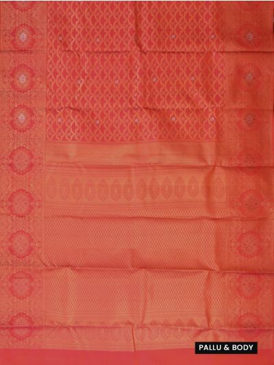 Gracecharm Uppada Silk Floral Trellis Jaal with Floral Pallu Saree
