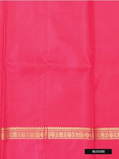 Kanmanie Vazhainaar Pattu Olive Brown Rani Pink Butta Saree