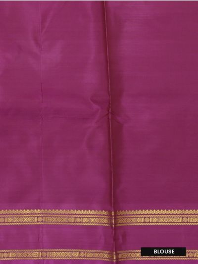 Kanmanie Vazhainaar Pattu Peach Wine Purple Butta Saree