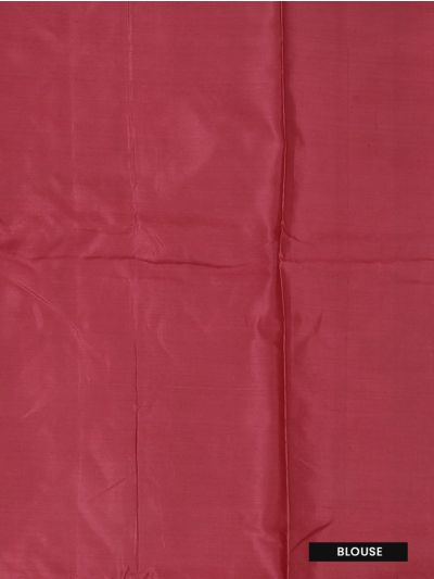 Kanmanie Vazhainaar Pattu Peach Wine Maroon Butta Saree