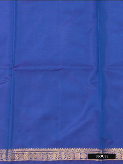 Kanmanie Vazhainaar Pattu Twin Leaf Butta Zari Border Saree